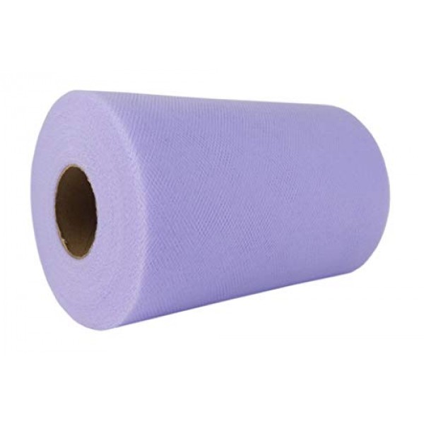 Tulle Roll 6 by 100 Yards 100% Polyester - Great for Birthdays, W...