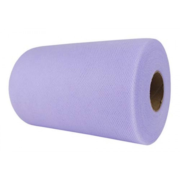 Tulle Roll 6 by 100 Yards 100% Polyester - Great for Birthdays, W...