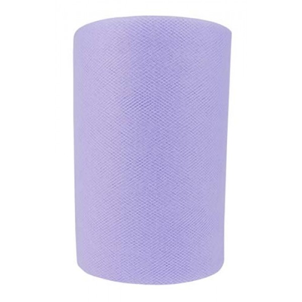 Tulle Roll 6 by 100 Yards 100% Polyester - Great for Birthdays, W...