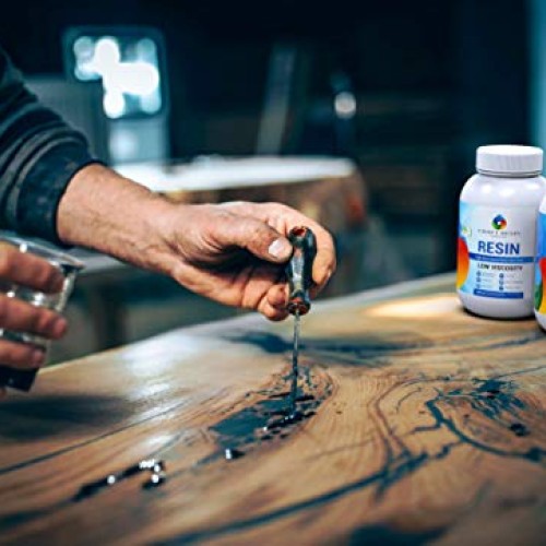 Epoxy Resin Kit - 34 oz /1000 ml Crystal Clear Epoxy Resin for Art...