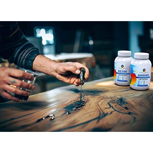 Epoxy Resin Kit - 34 oz /1000 ml Crystal Clear Epoxy Resin for Art...