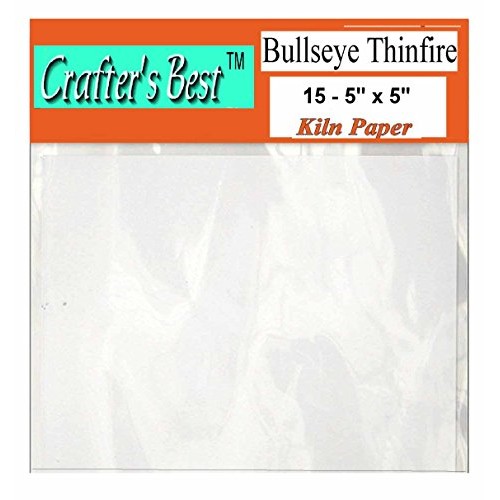 Bullseye Thinfire Kiln Shelf Paper 5 X 5, 15 Pack