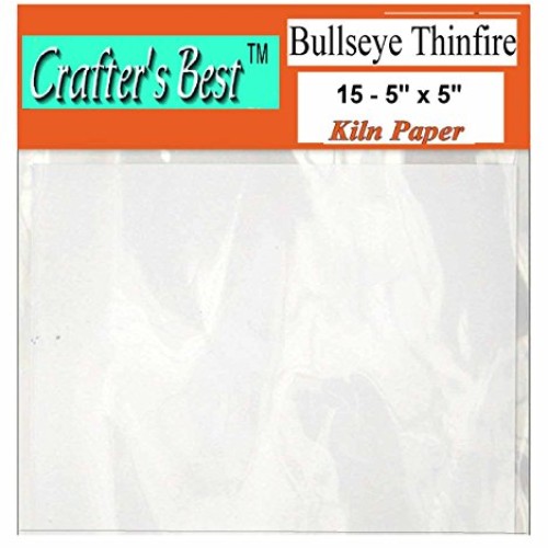Bullseye Thinfire Kiln Shelf Paper 5 X 5, 15 Pack