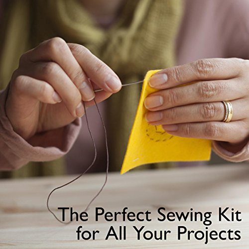 Craftlab Best Mini Sewing Kit with Sewing Survival Ebook, 78 Emerg...