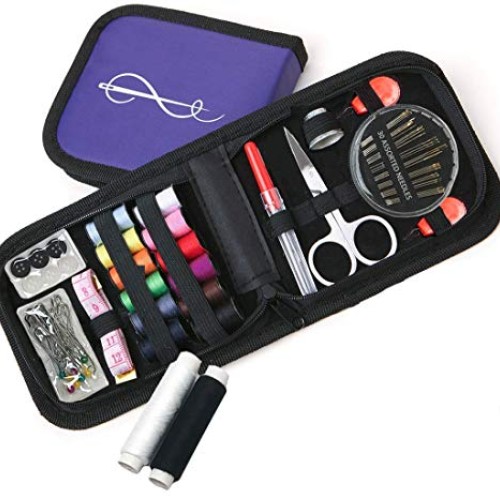Craftlab Best Mini Sewing Kit with Sewing Survival Ebook, 78 Emerg...