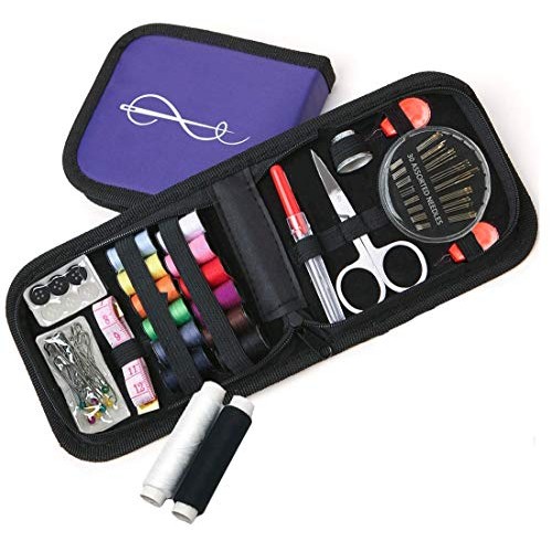 Craftlab Best Mini Sewing Kit with Sewing Survival Ebook, 78 Emerg...