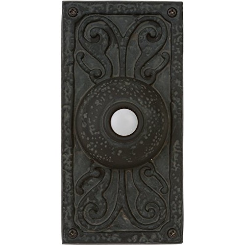 Craftmade PB3037-WB Designer Surface Mount Lighted Doorbell LED Pu...