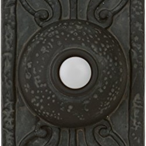 Craftmade PB3037-WB Designer Surface Mount Lighted Doorbell LED Pu...