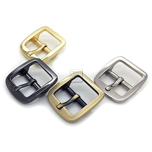 CRAFTMEmore Single Prong Belt Buckle Square Center Bar Buckles Pur...