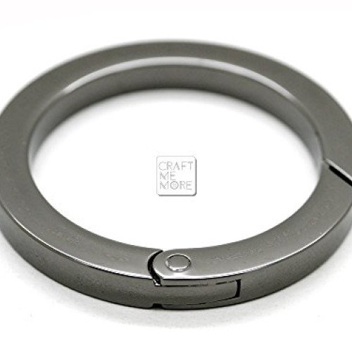 CRAFTMEmore 1 1/2 Inch Metal O Ring Spring Opening Purse Making Sn...