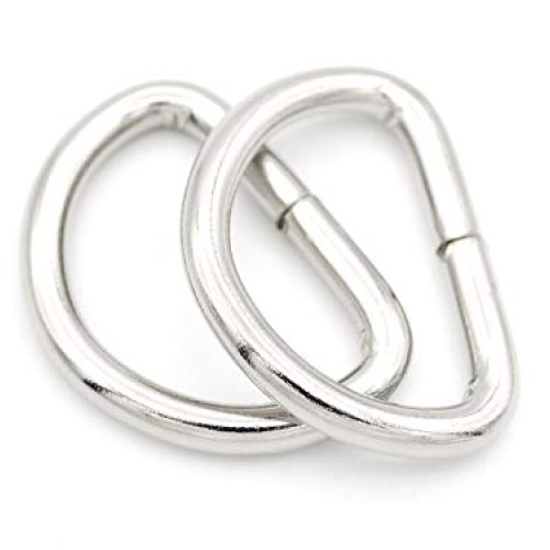 CRAFTMEmore 1 1/4 & 1 1/2 Inches D-Ring Findings Metal Non Welded ...