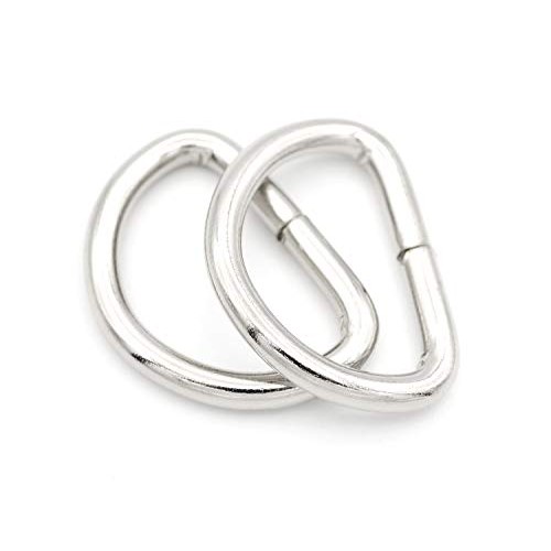 CRAFTMEmore 1 1/4 & 1 1/2 Inches D-Ring Findings Metal Non Welded ...