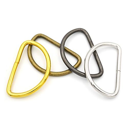 CRAFTMEmore 1 1/4 & 1 1/2 Inches D-Ring Findings Metal Non Welded ...