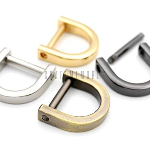 CRAFTMEmore D-Rings with Closing Screw Shackle Key Holder Horsesho...