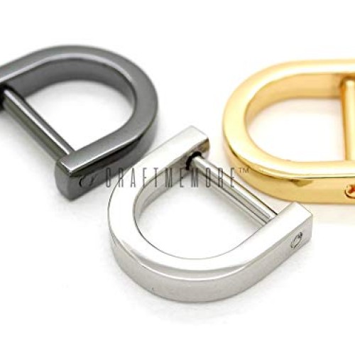 CRAFTMEmore D-Rings with Closing Screw Shackle Key Holder Horsesho...