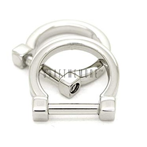 CRAFTMEmore D-Rings with Closing Screw Shackle Key Holder Horsesho...