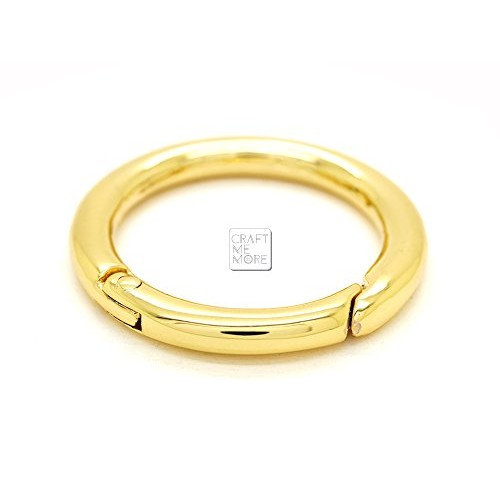 CRAFTMEMORE Large O Ring Spring Opening Purse Making Snap Trigger ...