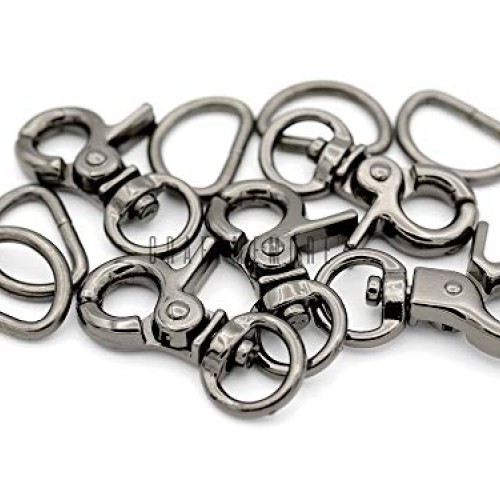 CRAFTMEmore Lobster Claw Clasps Trigger Snap Hooks 1 1/4 x 1/2 L...