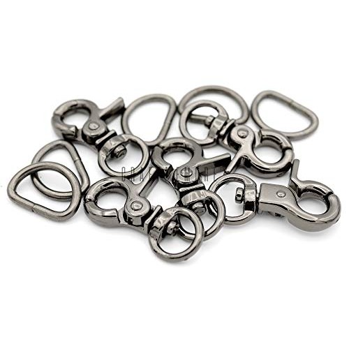 CRAFTMEmore Lobster Claw Clasps Trigger Snap Hooks 1 1/4 x 1/2 L...