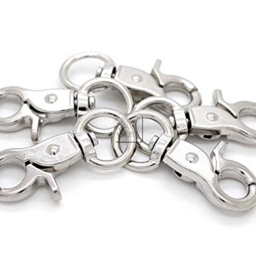 CRAFTMEmore Metal Swivel Trigger Lobster Clasp Purse Landyard Snap...