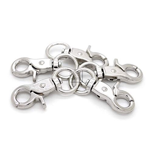 CRAFTMEmore Metal Swivel Trigger Lobster Clasp Purse Landyard Snap...