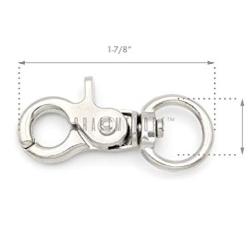 CRAFTMEmore Metal Swivel Trigger Lobster Clasp Purse Landyard Snap...