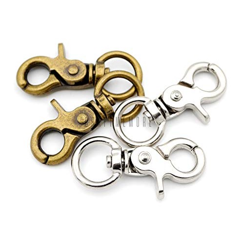 CRAFTMEmore Metal Swivel Trigger Lobster Clasp Purse Landyard Snap...