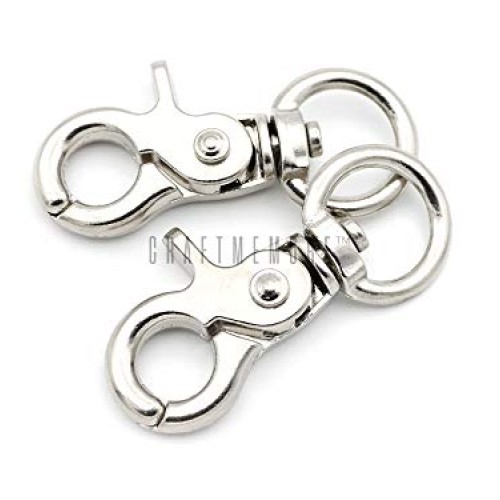 CRAFTMEmore Metal Swivel Trigger Lobster Clasp Purse Landyard Snap...