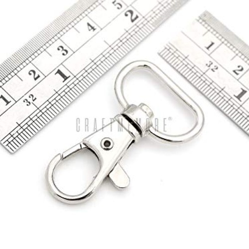 CRAFTMEmore Swivel Lobster Claw Clasps Classic Trigger Snap Hooks ...