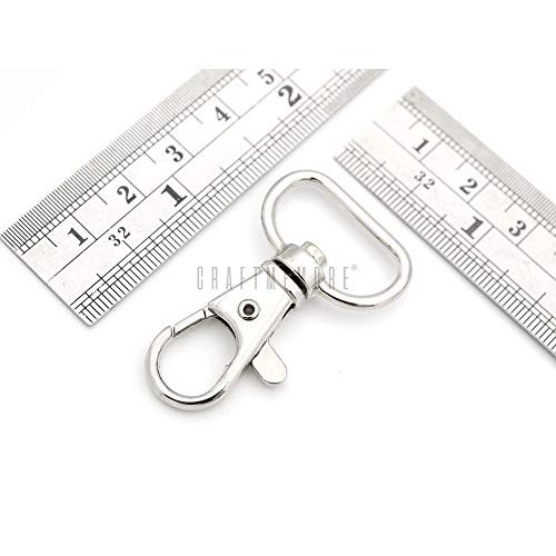CRAFTMEmore Swivel Lobster Claw Clasps Classic Trigger Snap Hooks ...