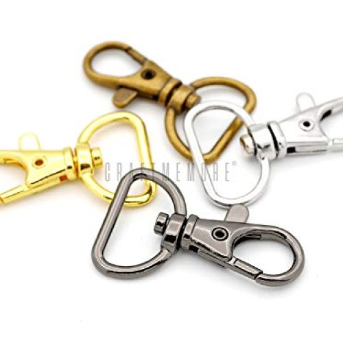 CRAFTMEmore Swivel Lobster Claw Clasps Classic Trigger Snap Hooks ...