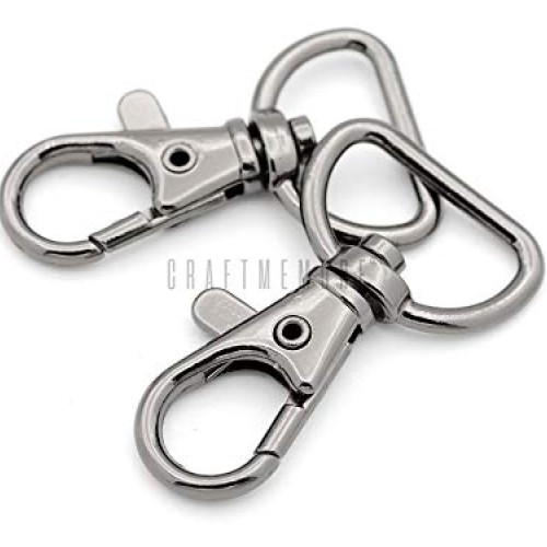 CRAFTMEmore Swivel Lobster Claw Clasps Classic Trigger Snap Hooks ...