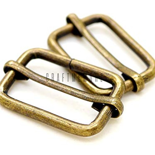 CRAFTMEmore Triglide Slide Belt Keeper 5/8 3/4 1 Movable Bar Sl...