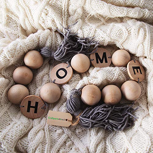 1.5 Inch Wooden Round Ball | DIY Decorative Wood Crafting Balls | ...