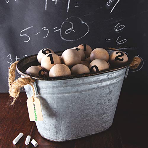1.5 Inch Wooden Round Ball | DIY Decorative Wood Crafting Balls | ...