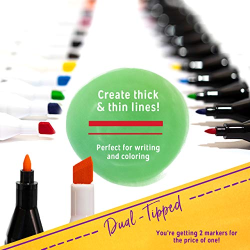 Crafts 4 ALL Fabric Markers Permanent 20 Pack Premium Quality Mini...