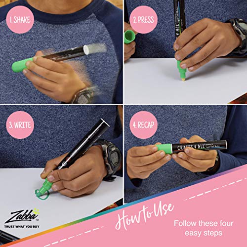 Crafts 4 ALL Liquid Chalk Markers for Blackboard Signs, Bistro Men...