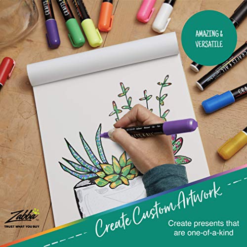 Crafts 4 ALL Liquid Chalk Markers for Blackboard Signs, Bistro Men...