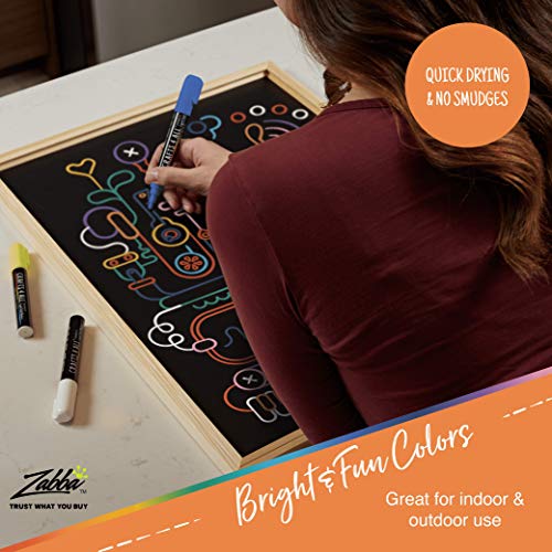 Crafts 4 ALL Liquid Chalk Markers for Blackboard Signs, Bistro Men...