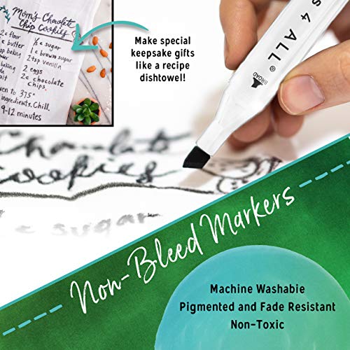 Crafts 4 ALL Permanent Fabric Marker Laundry Marker Non Bleed Dual...