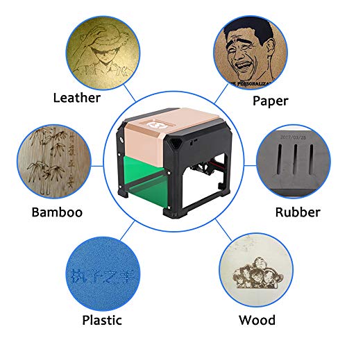 Crafts Man 3000mW Mini Laser Engraving Machine Desktop High Speed ...