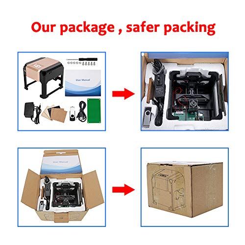 Crafts Man 3000mW Mini Laser Engraving Machine Desktop High Speed ...