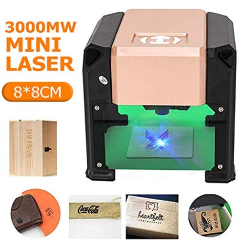 Crafts Man 3000mW Mini Laser Engraving Machine Desktop High Speed ...