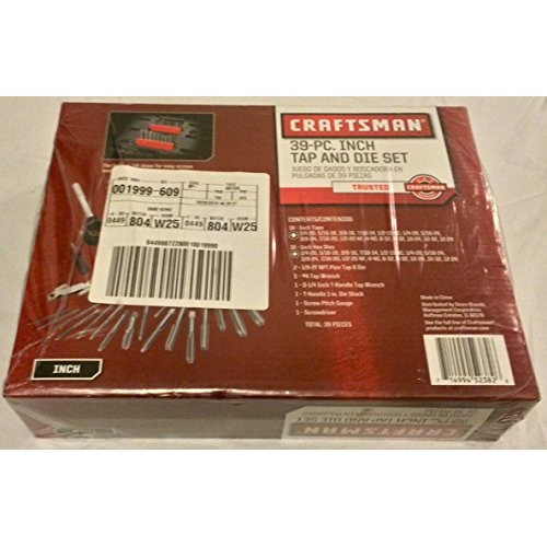 Craftman 39-pc Inch Tap and Die Set