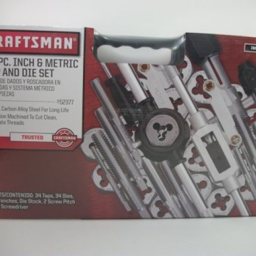 Craftsman 75 pc Inch & Metric tap and die Set