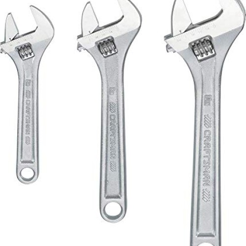 CRAFTSMAN Adjustable Wrench Set, 3-Piece CMMT12001