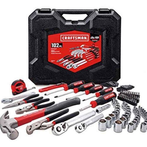 CRAFTSMAN Home Tool Kit / Mechanics Tools Kit, 102-Piece CMMT99448