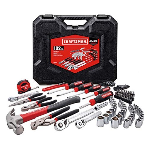 CRAFTSMAN Home Tool Kit / Mechanics Tools Kit, 102-Piece CMMT99448