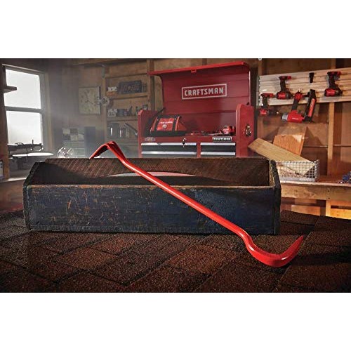 CRAFTSMAN Pry Bar, 30-Inch Spring Steel Wrecking Bar CMHT82503