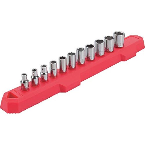 CRAFTSMAN Socket Set, Metric, 1/4-Inch Drive, 6-Point, 11-Piece C...